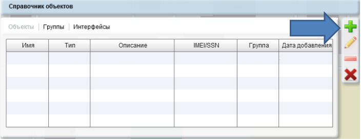 Справочник объектов.